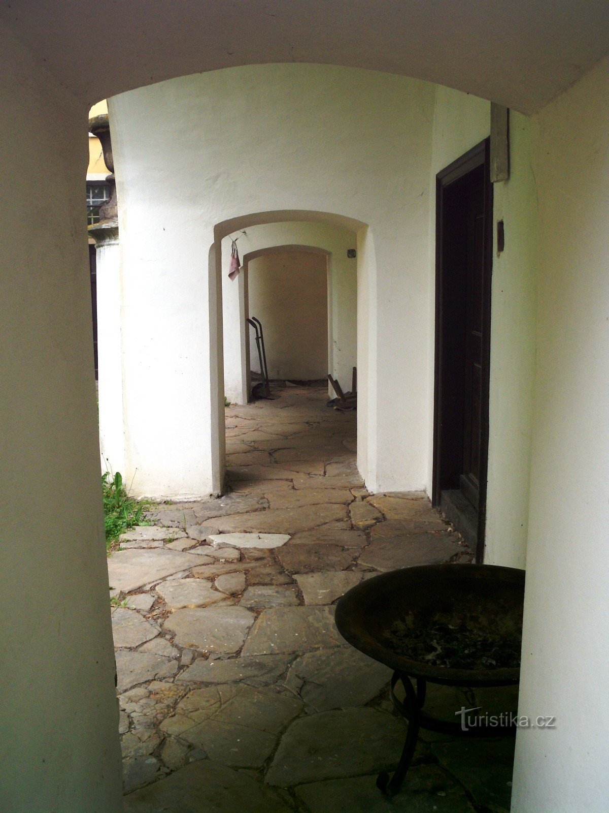 view of the archway