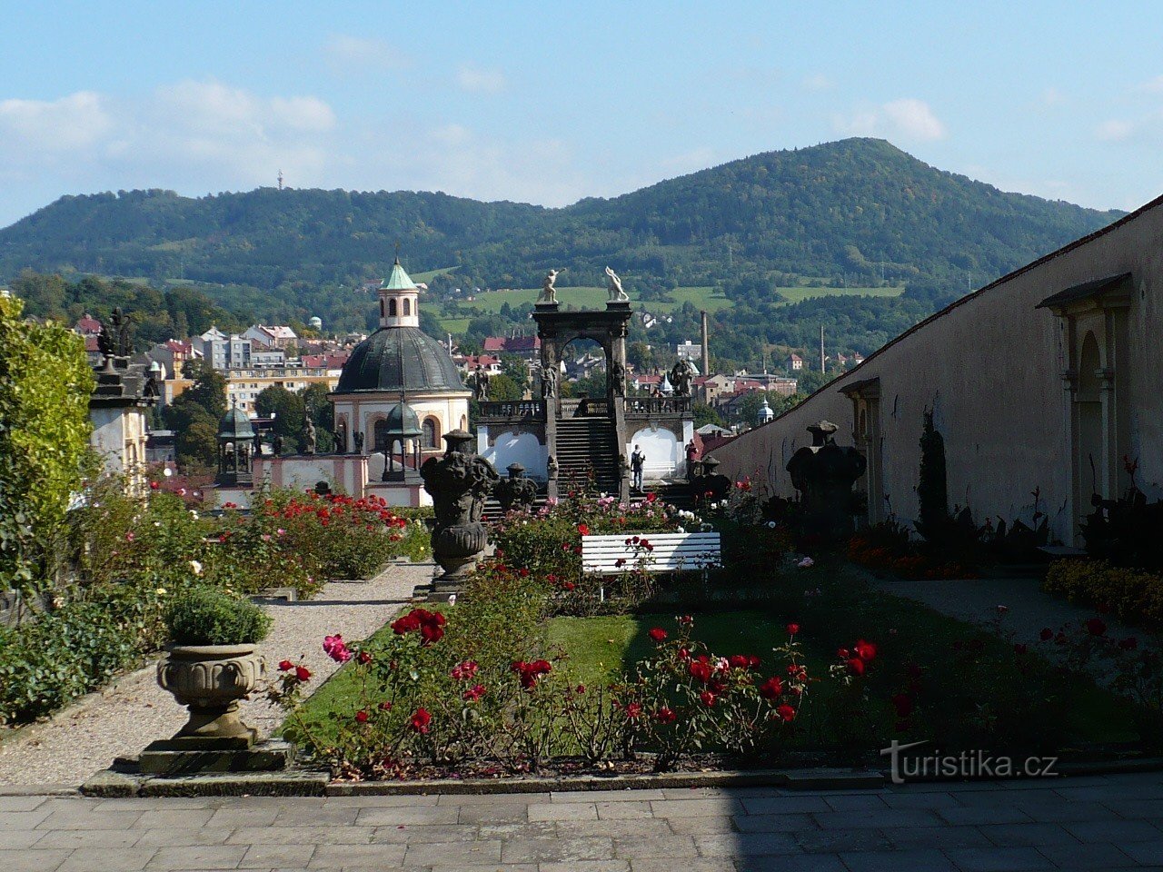 Veduta del Giardino delle Rose