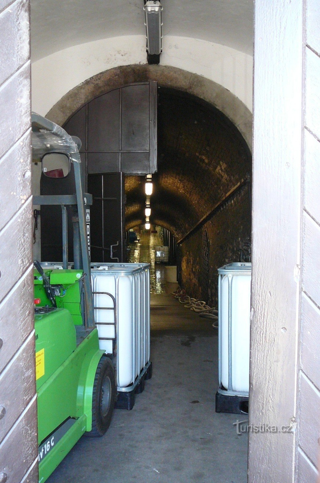 View into the cellar