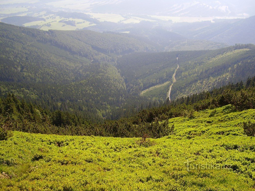 kilátás a hómedencére