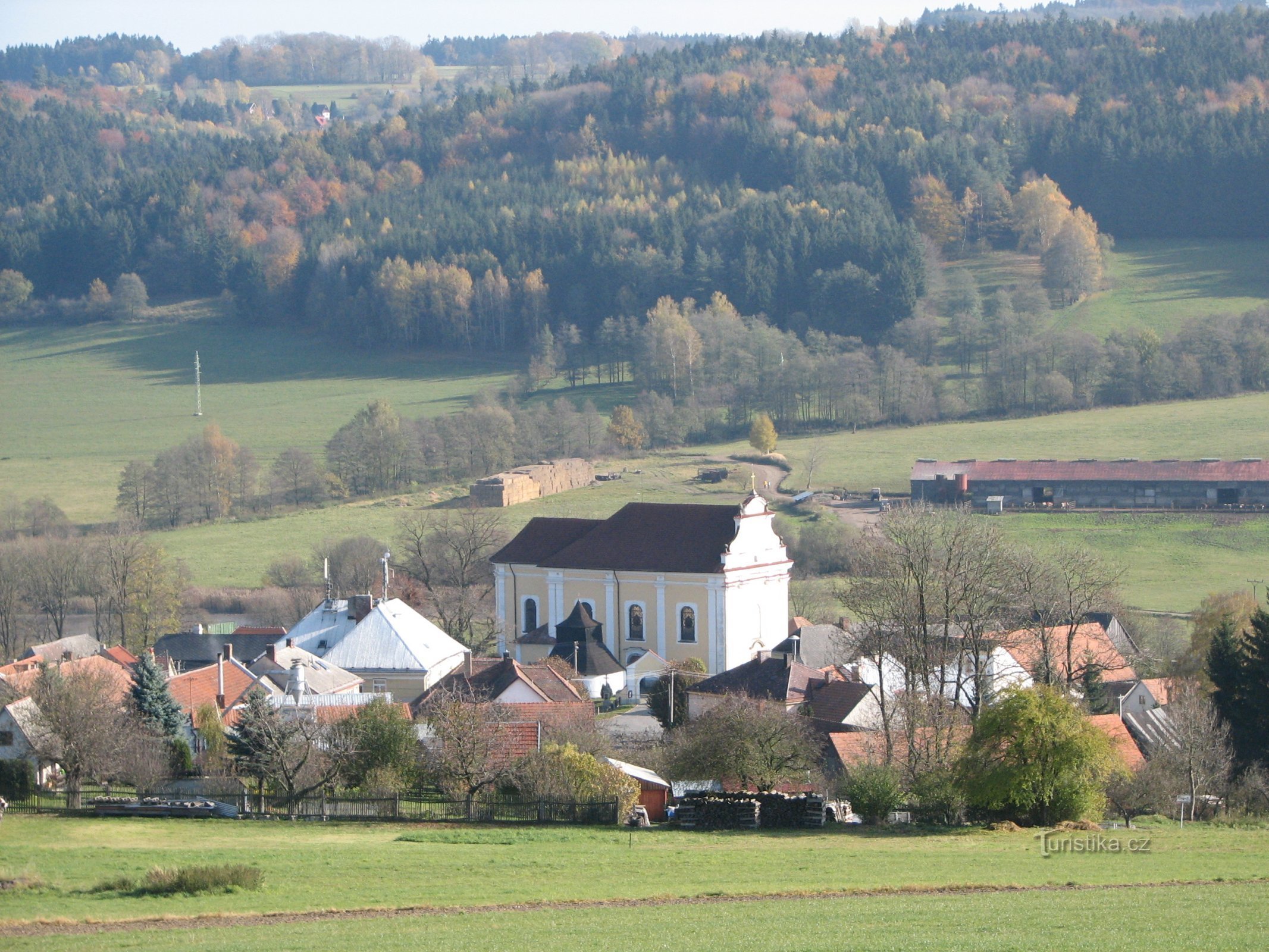 View of the valley