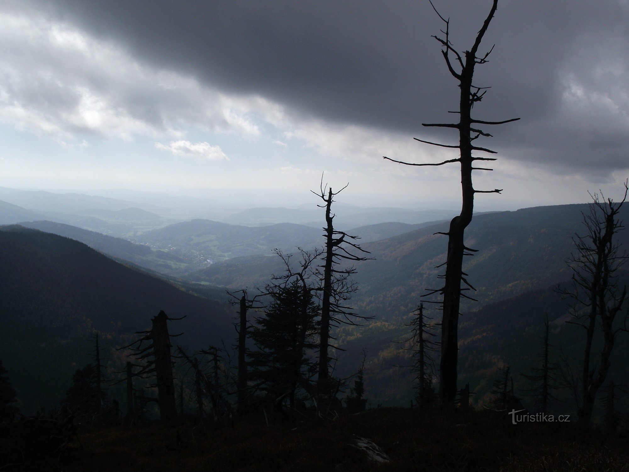 vista sulla valle di Desná