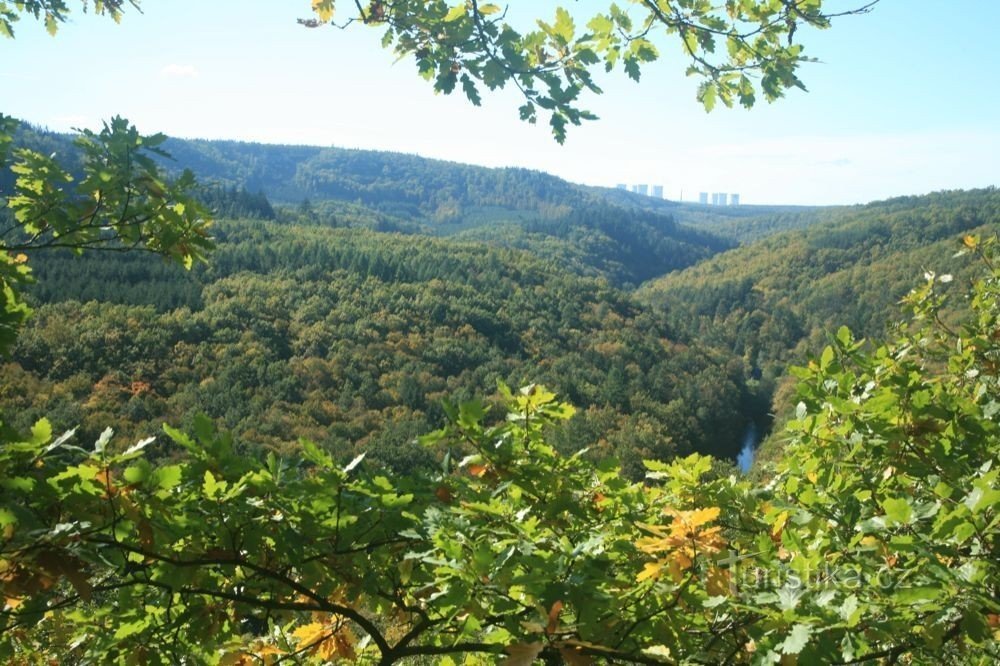 vista sulla valle di Jihlava