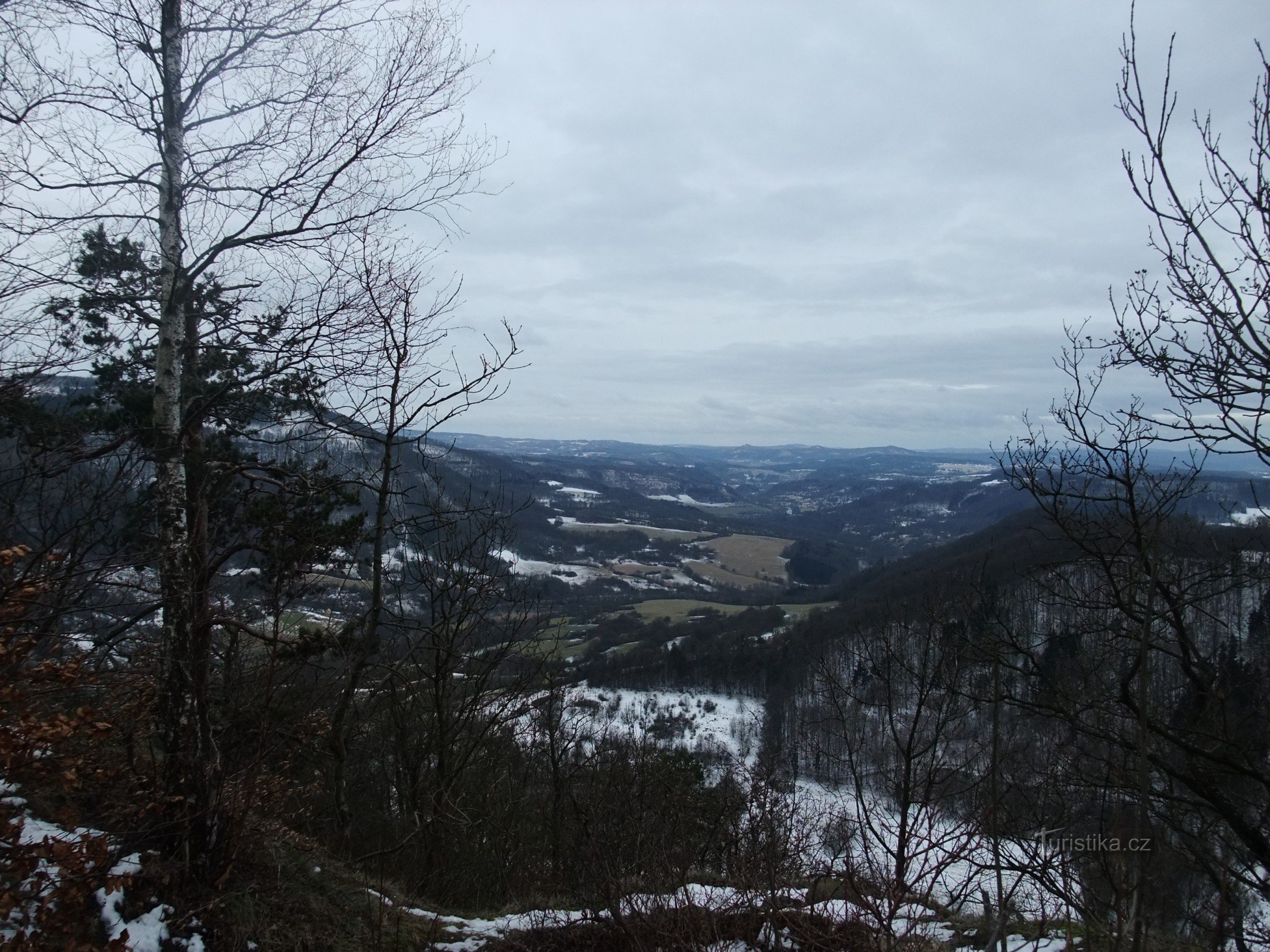 Utsikt över Ohře-dalen
