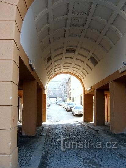 View of Kotěrova street