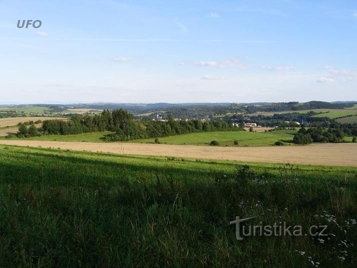 näkymä Budišov n. Budišovkaan