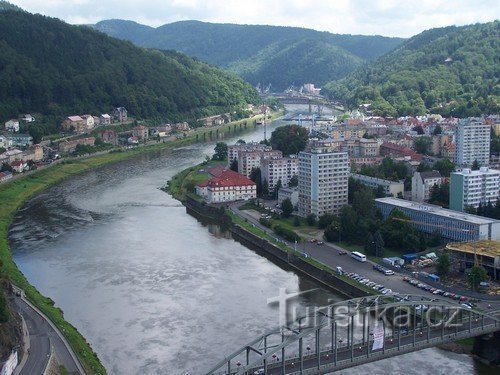 Blick auf Dolní Žleb