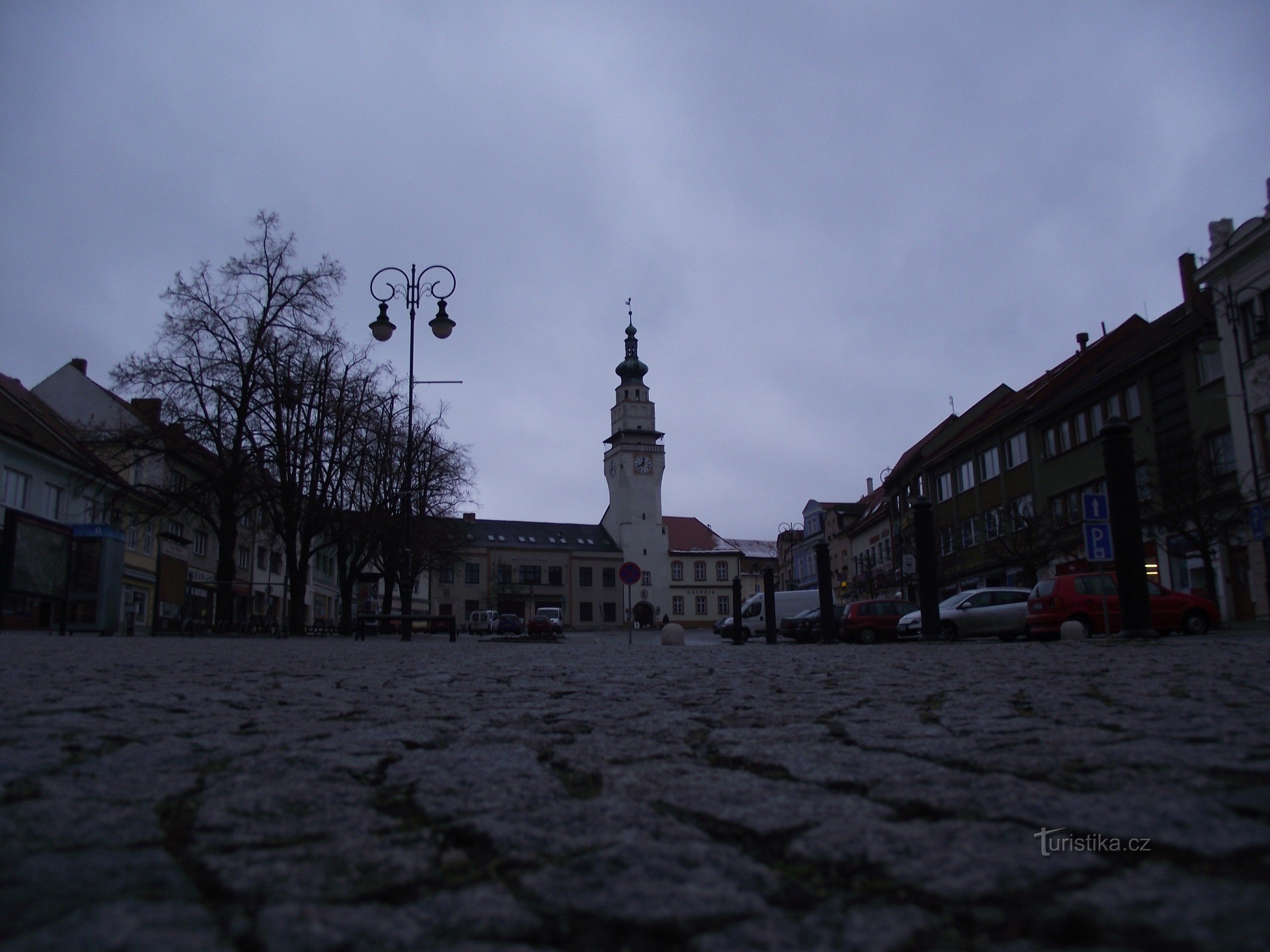 zicht op het stadhuis