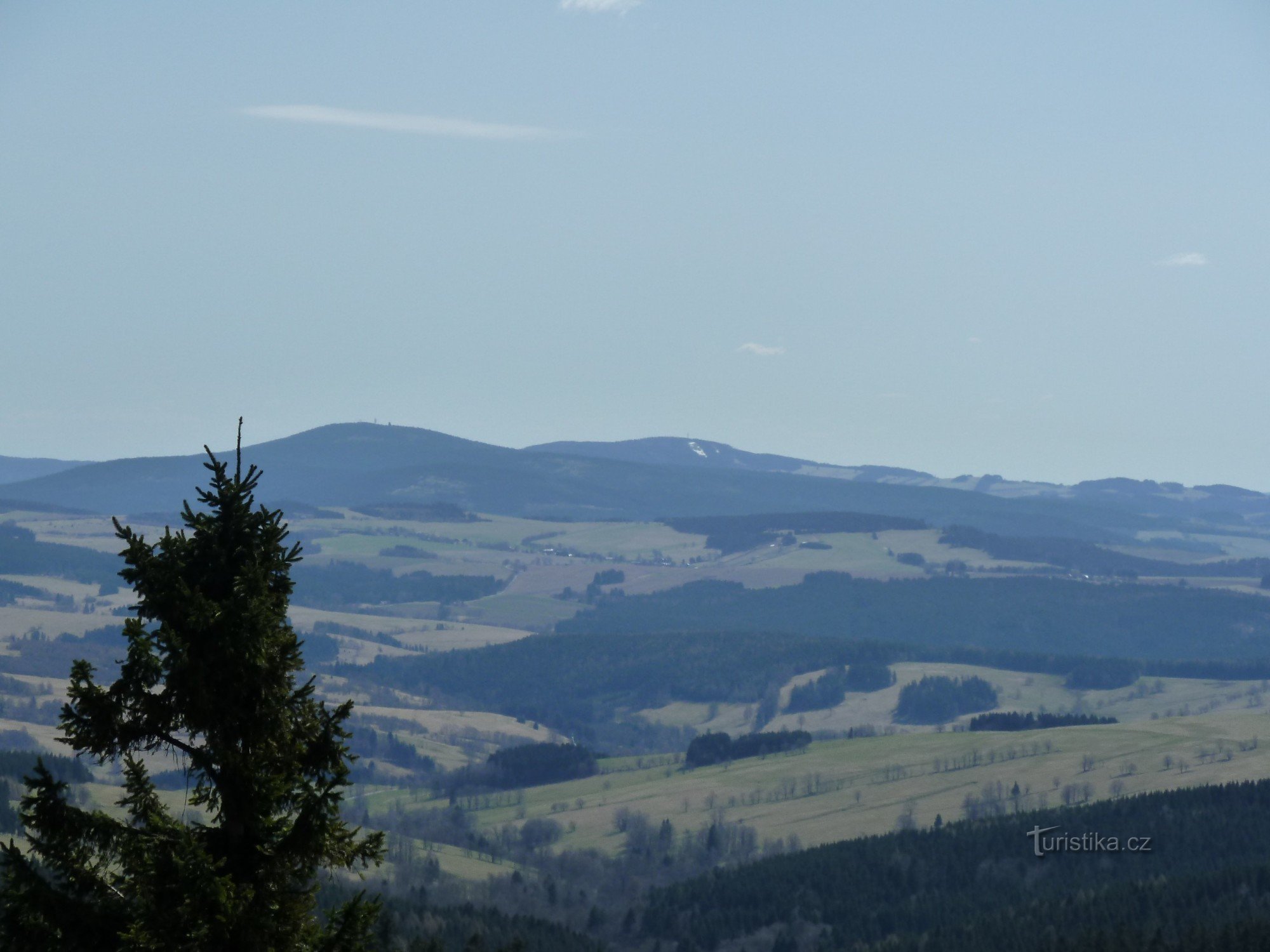uitzicht op Suché vrch