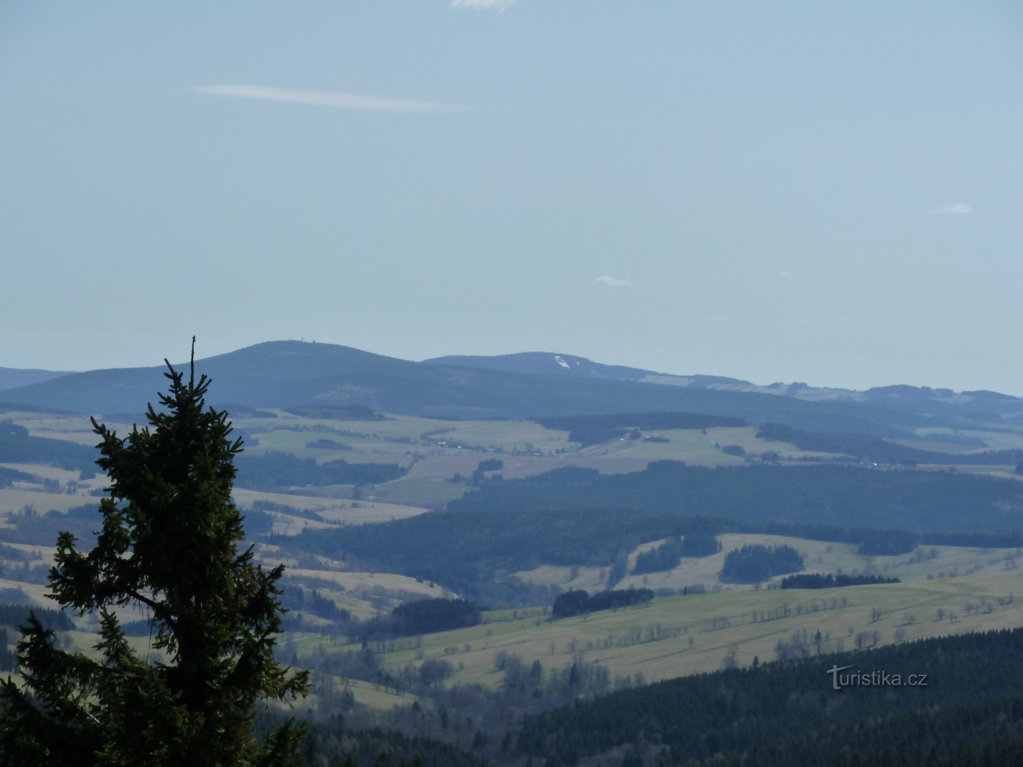 widok na Suché vrch