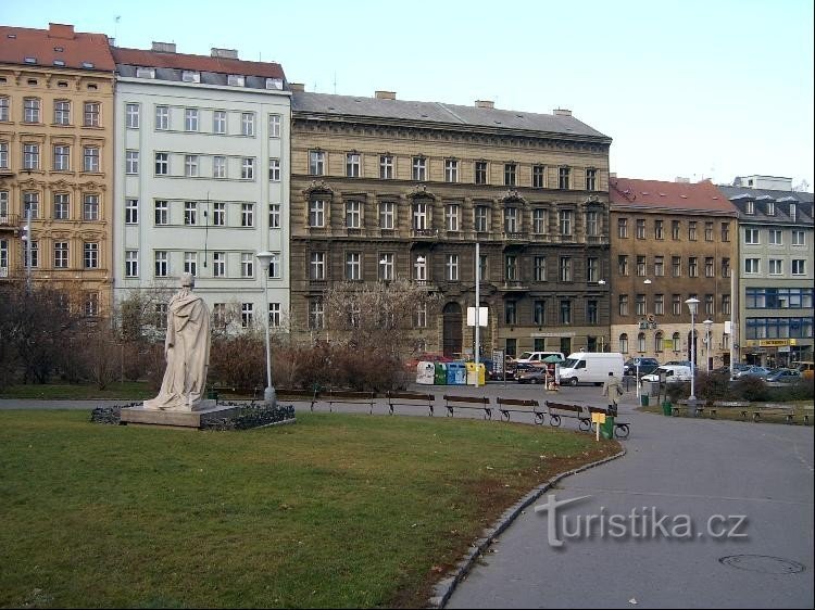 Utsikt över gatan Mezibranská