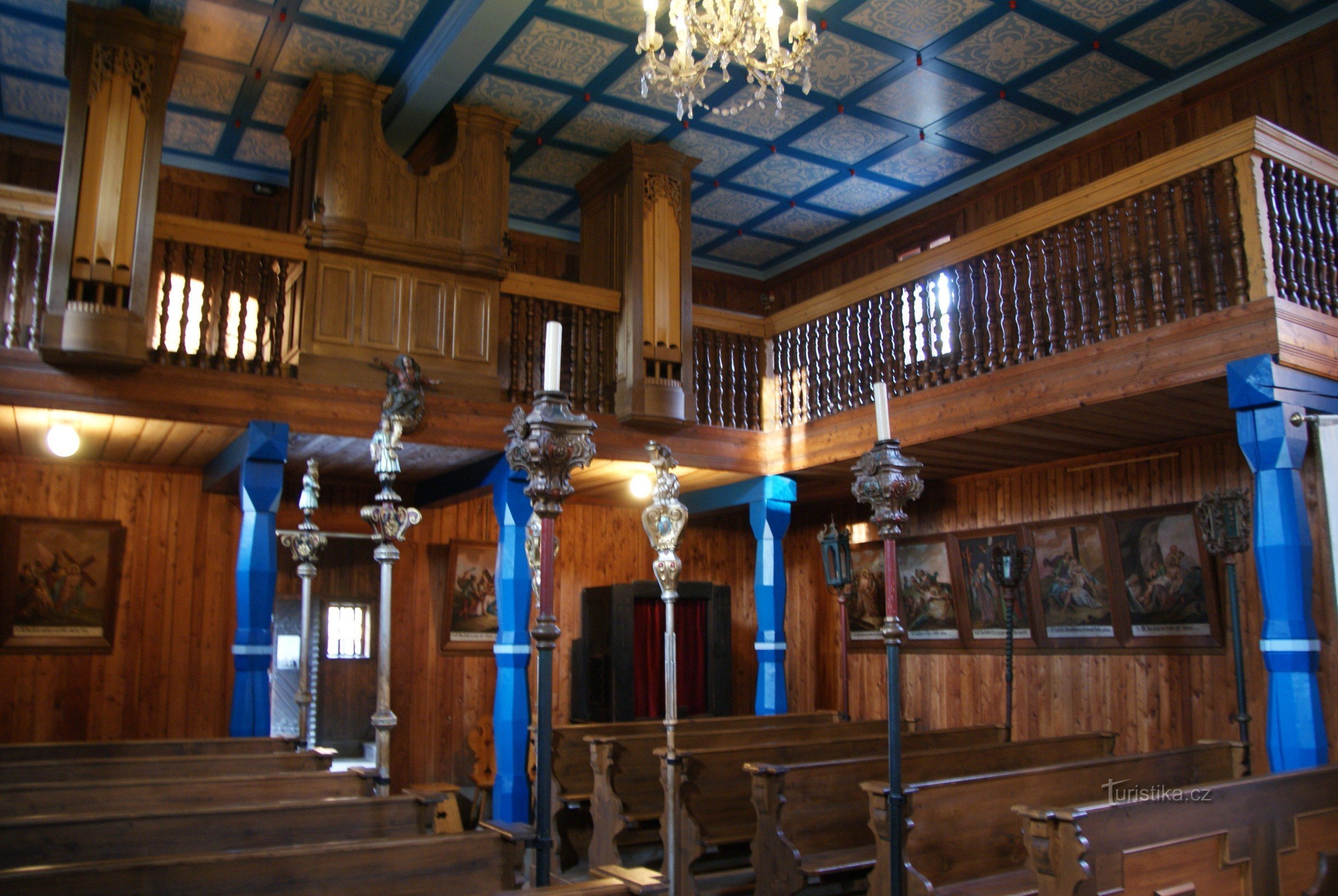 view of the organ