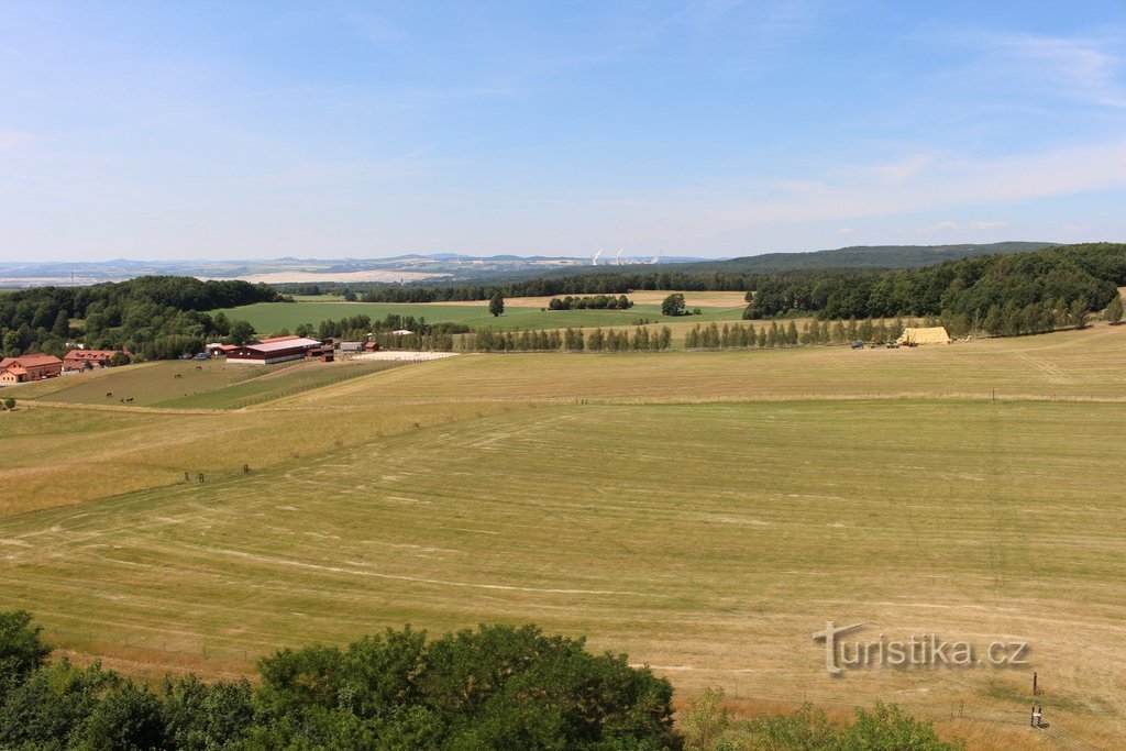 Vue vers l'ouest