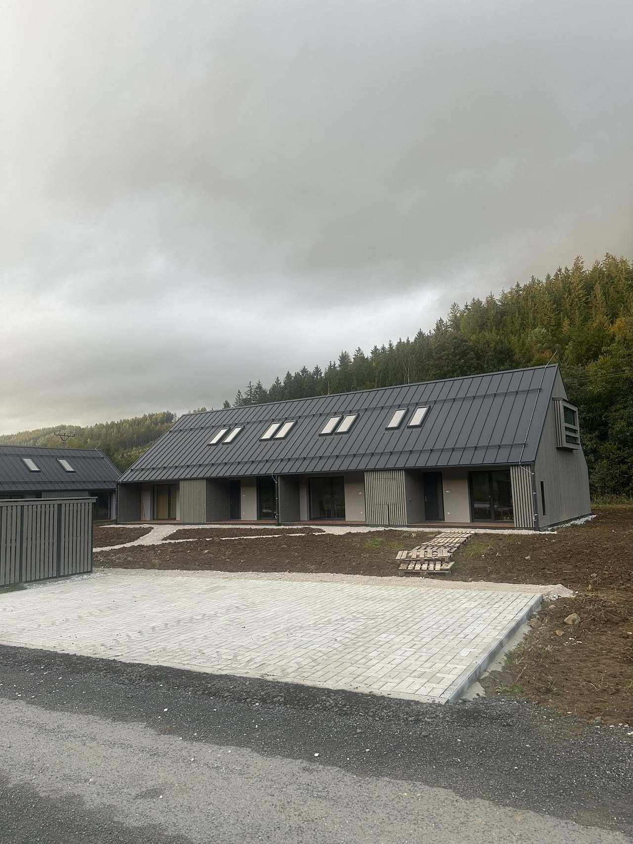 Pohled na apartmány