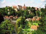 view of Bechyna from Zárečí