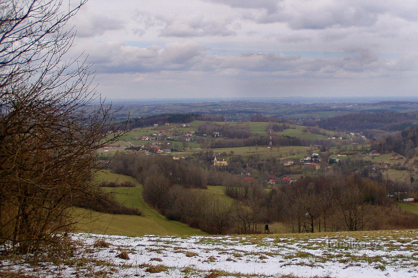 Pogled na planine Beskydy