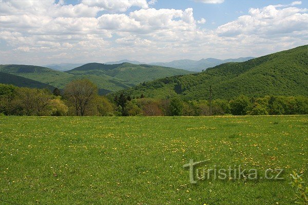 Widok na Białe Karpaty