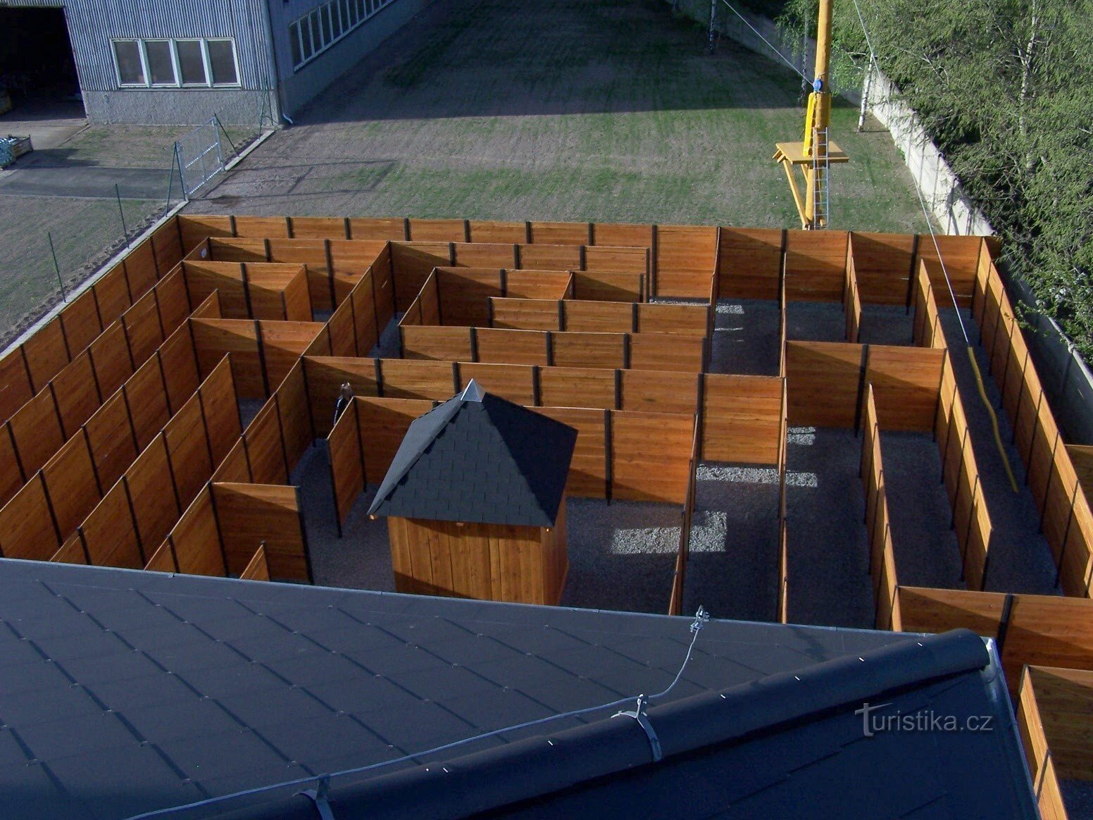 view of the tunnel maze