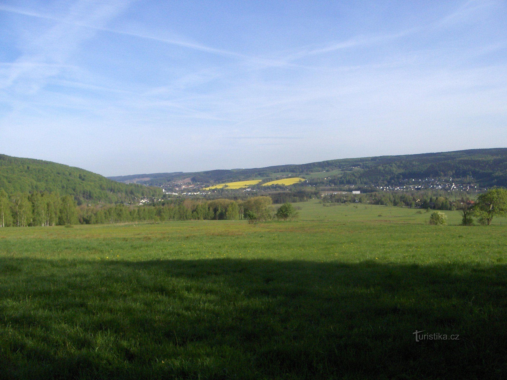 utsikt över Brandov och Olbernhau