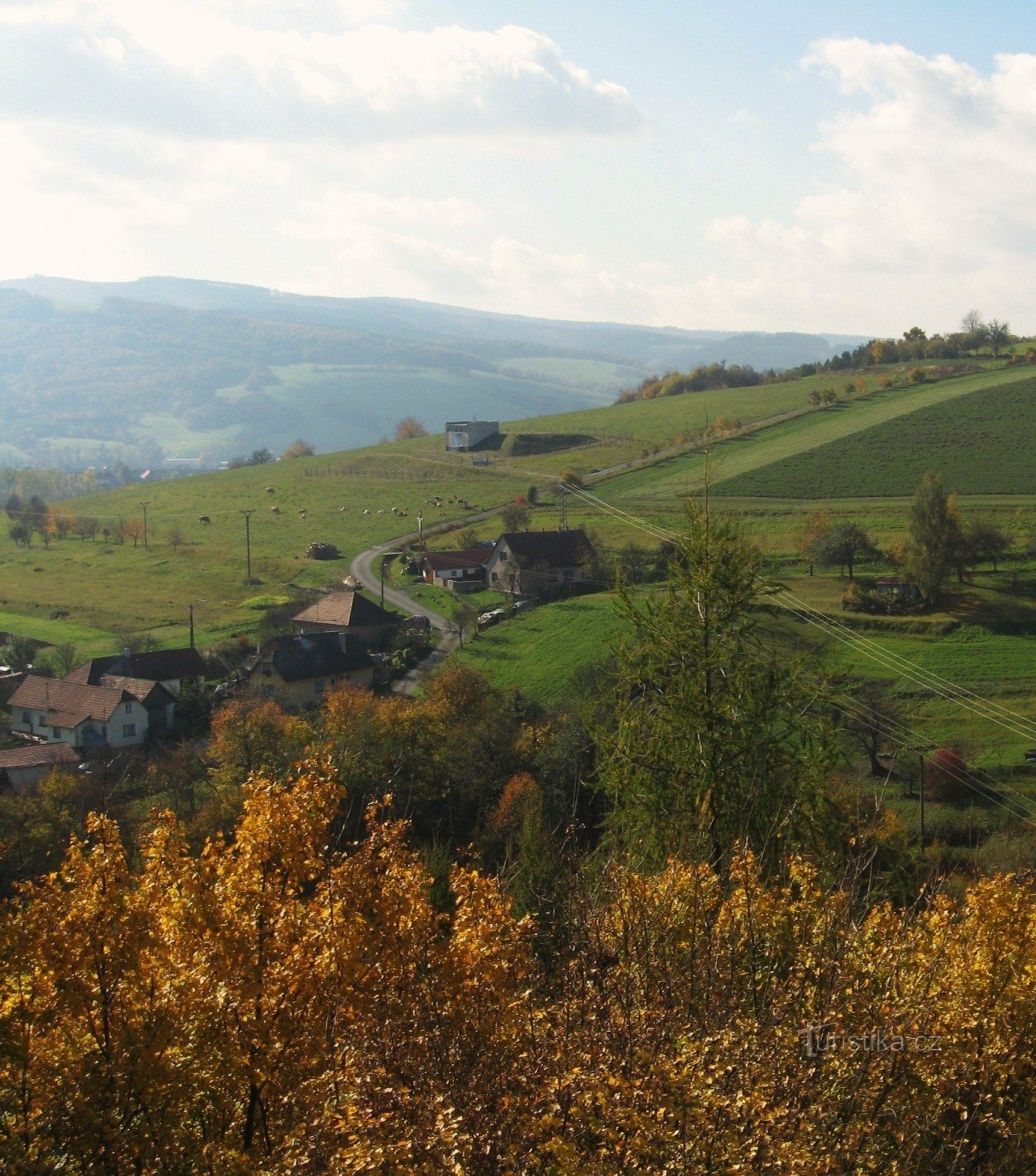 pogled na Březovu iz dvorca