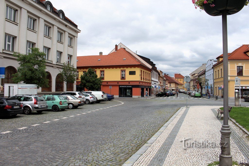 Blick vom Rathaus auf die Innenstadt