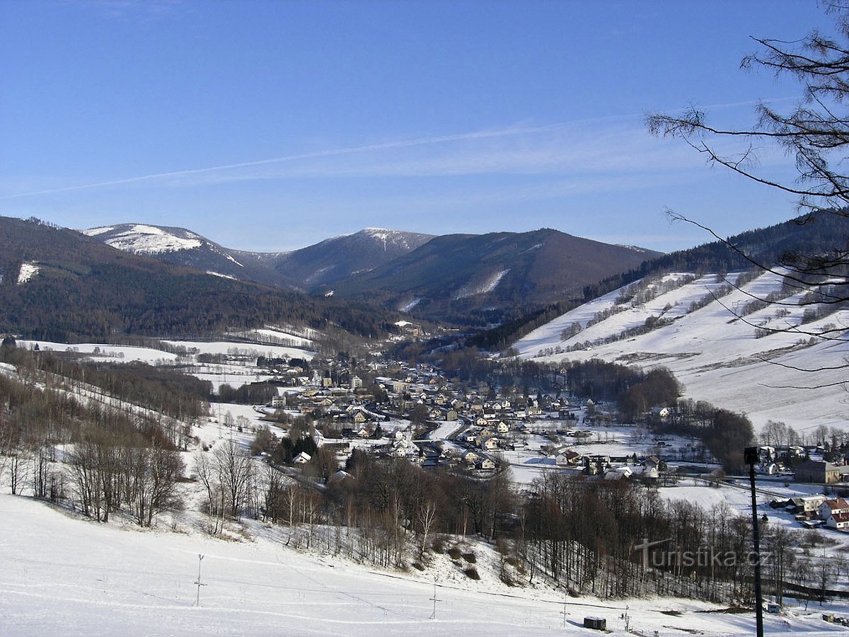 Pogled na Červenohorsko sedlo