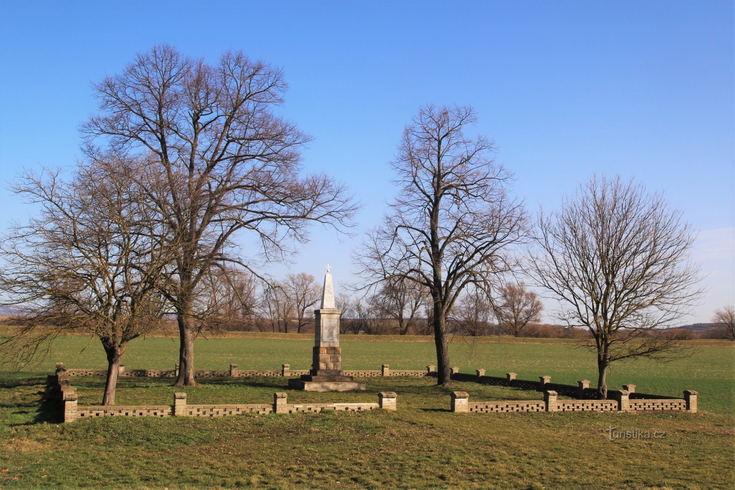 Veduta del cimitero croato