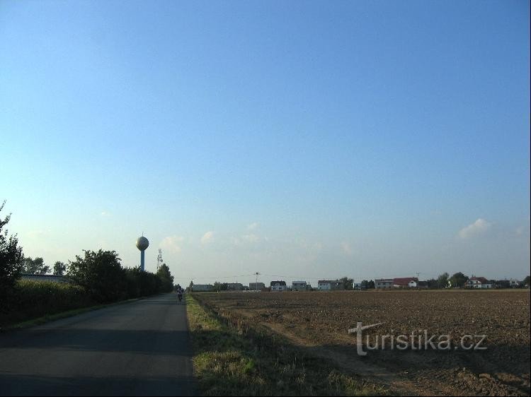 View of Chlebičov from Velké Hoštice