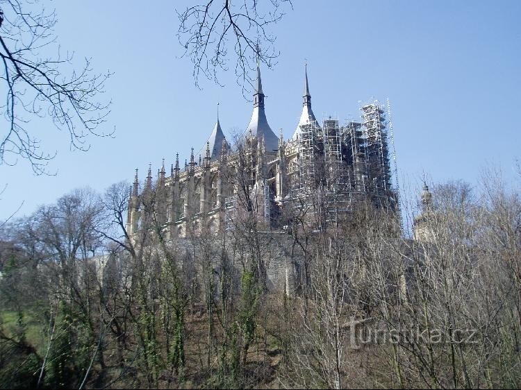 utsikt över kyrkan St. Barbara