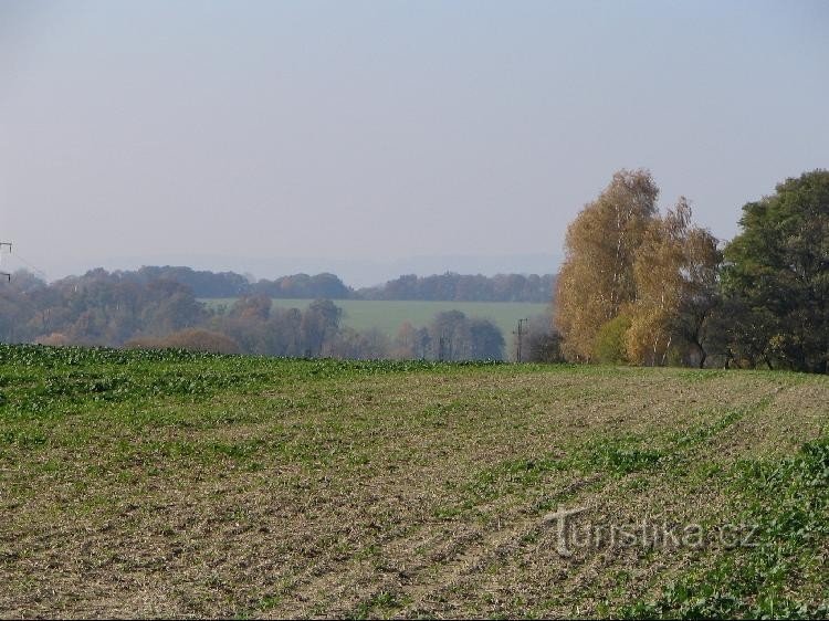 Cihelňák kilátása Hukovice felől