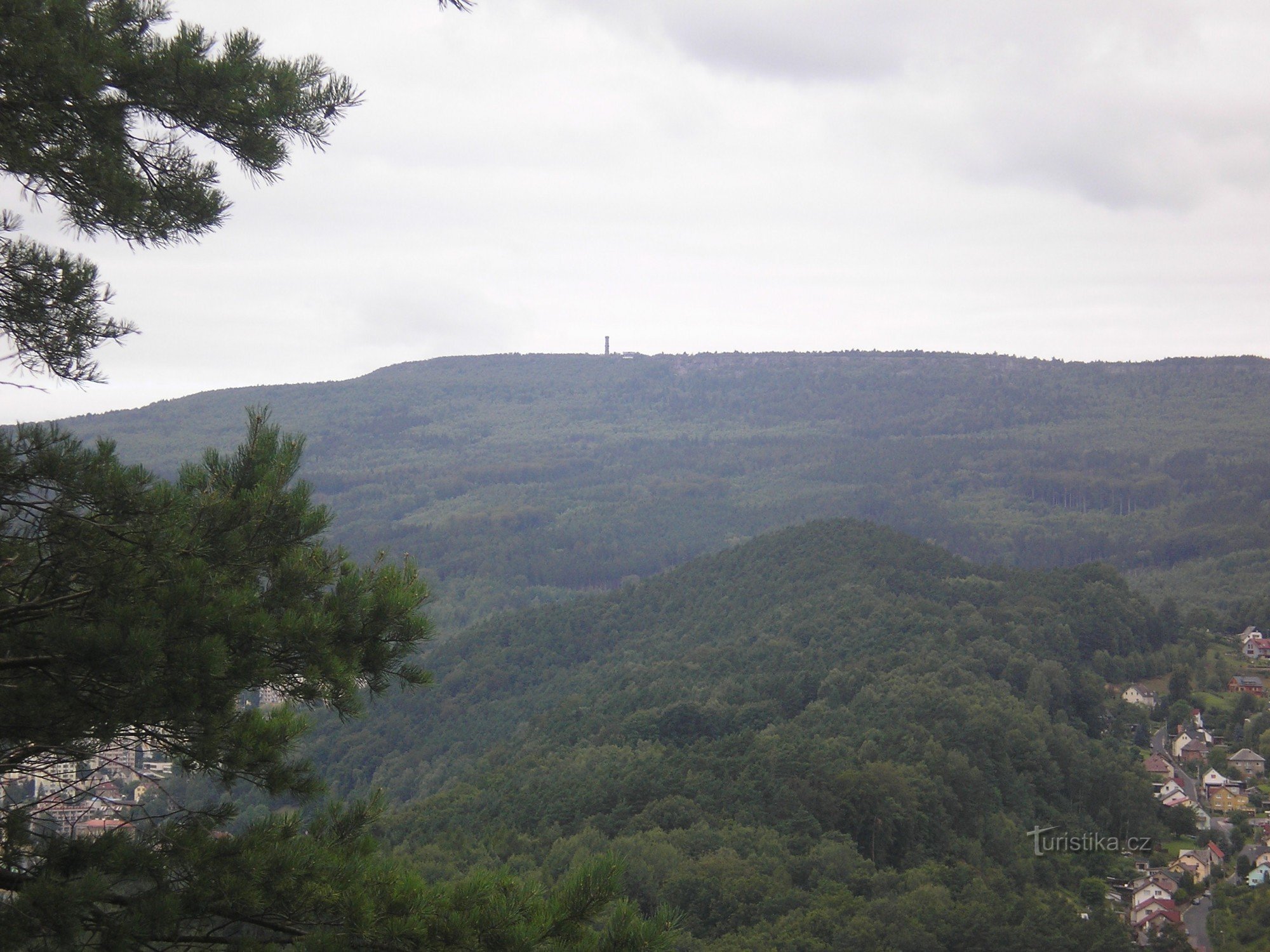 Veduta di Děčínský Sněžník