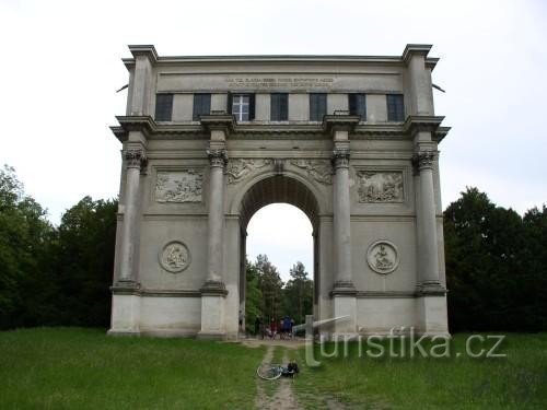 View of Diana's temple from the south