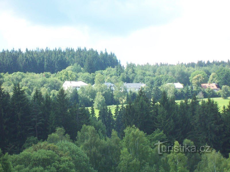 View of Dobra Voda from Hartmanice