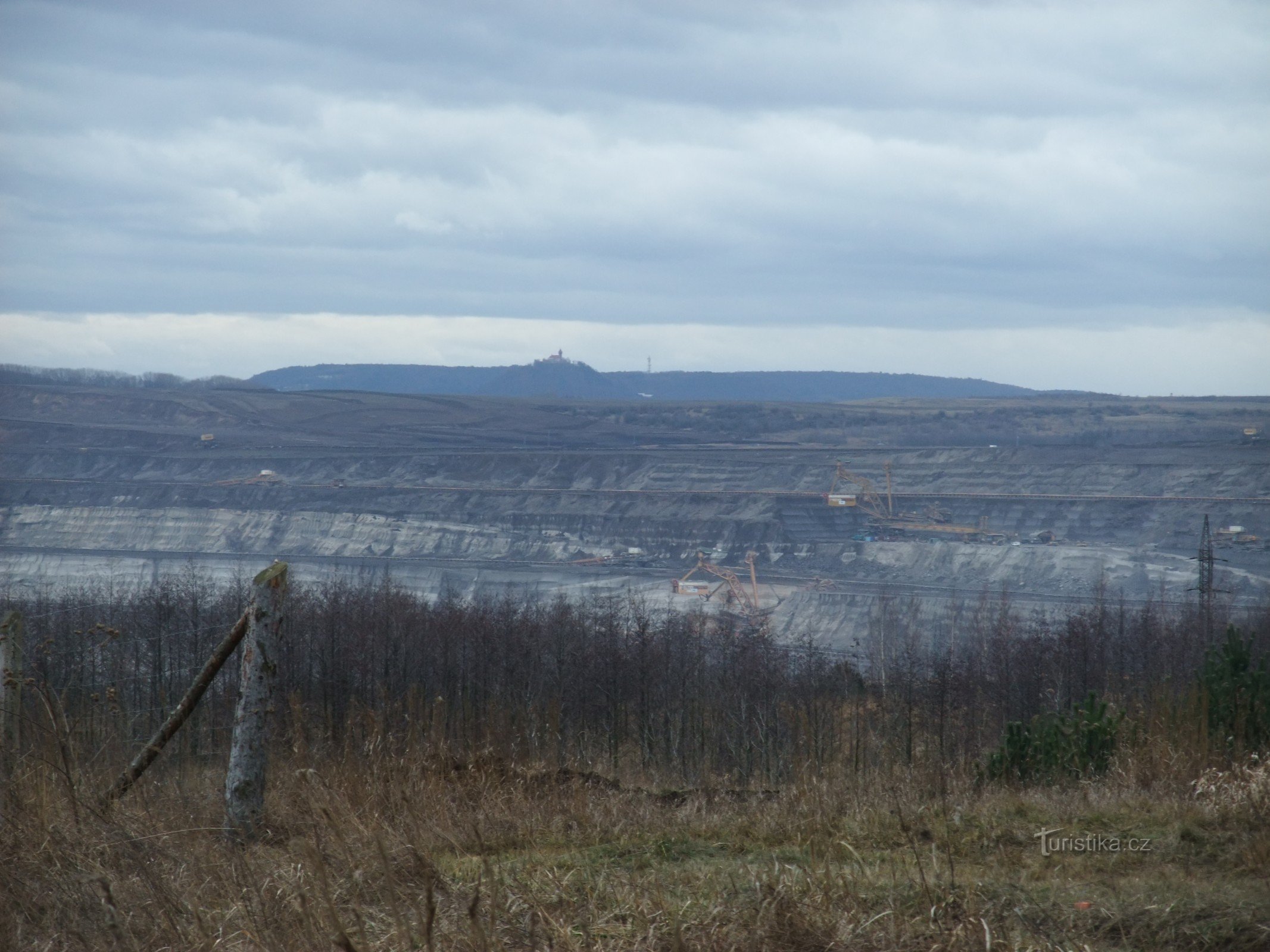 Widok na kopalnie