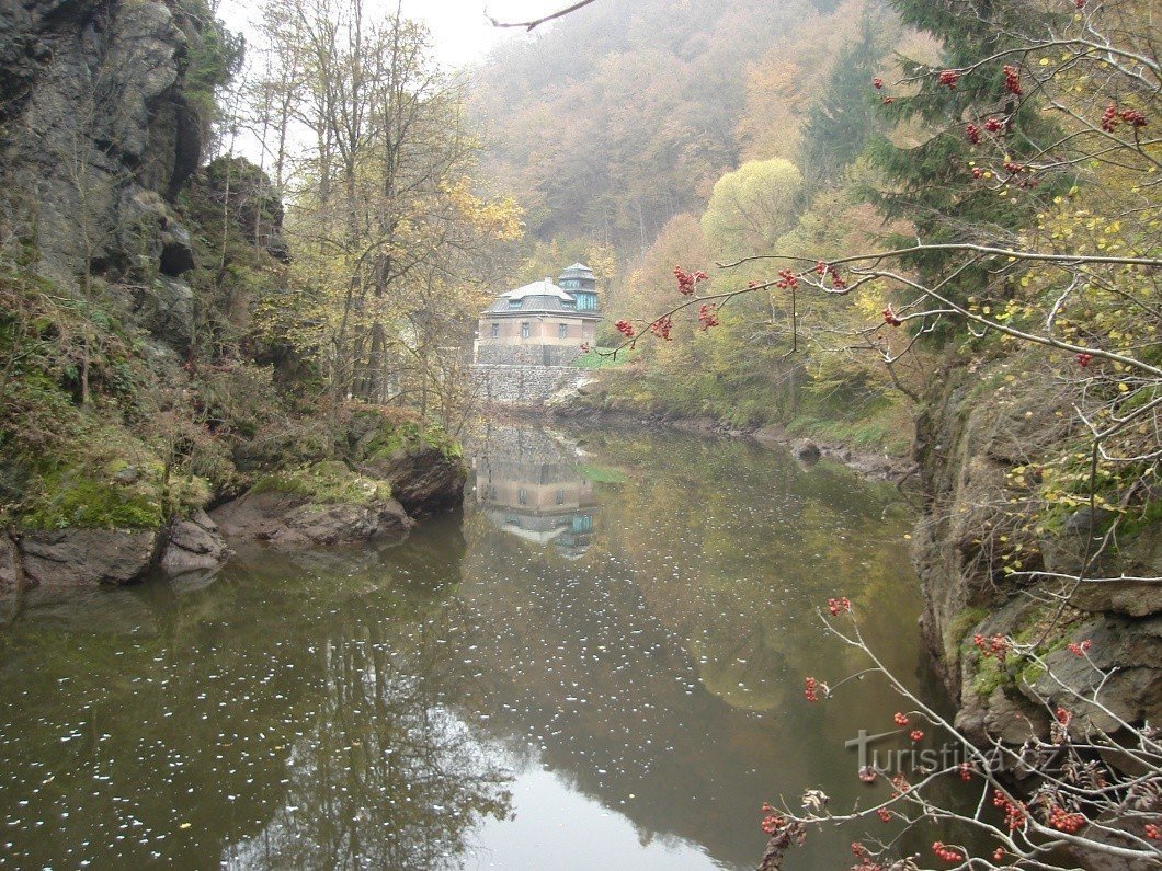 Blick auf das Haus von der Galerie