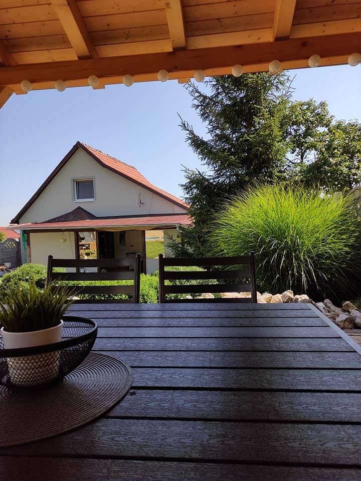 Pohled na dům ze zadu