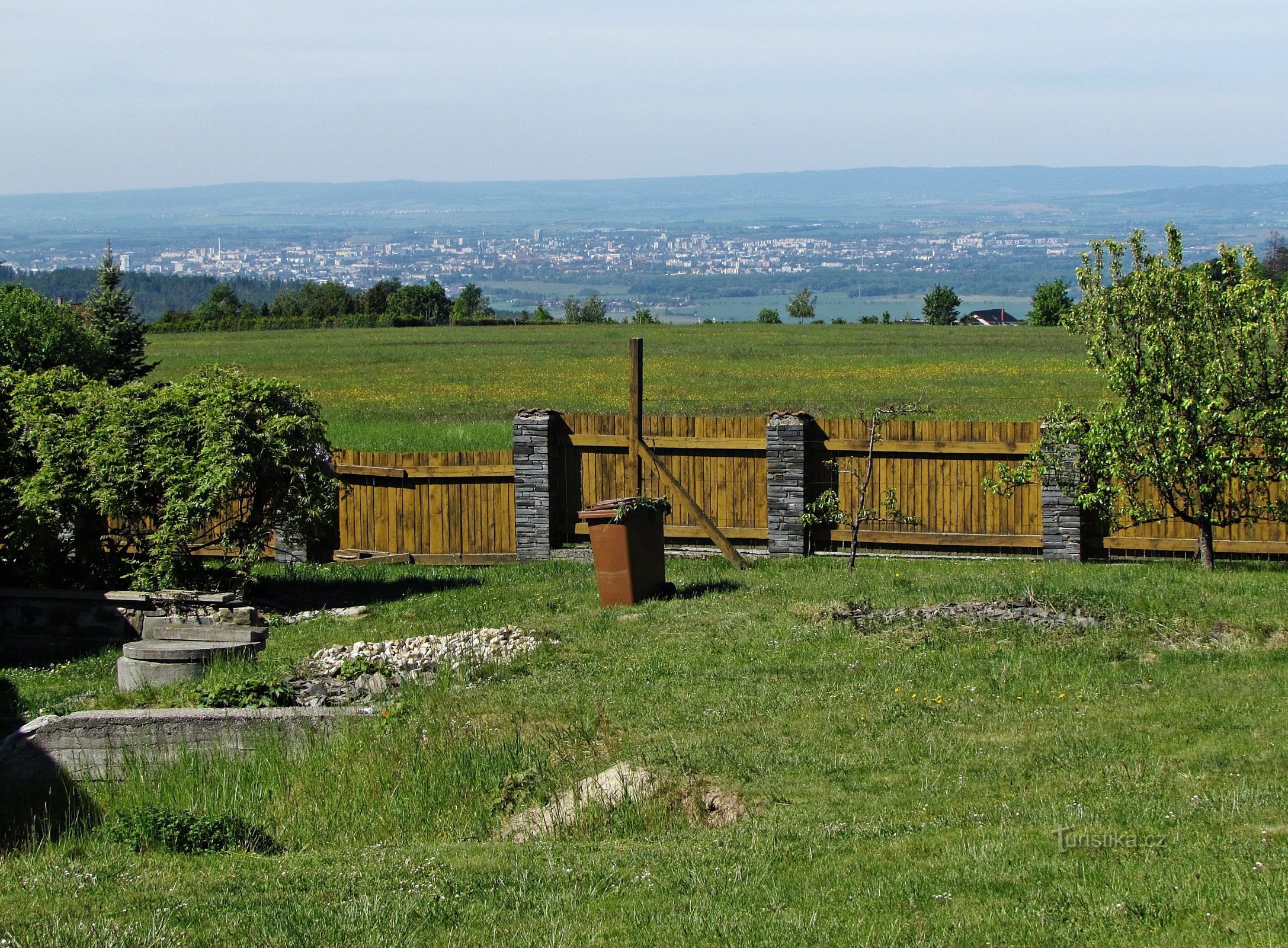 vista dos planaltos de Hana, Drahanská e Zábřežská