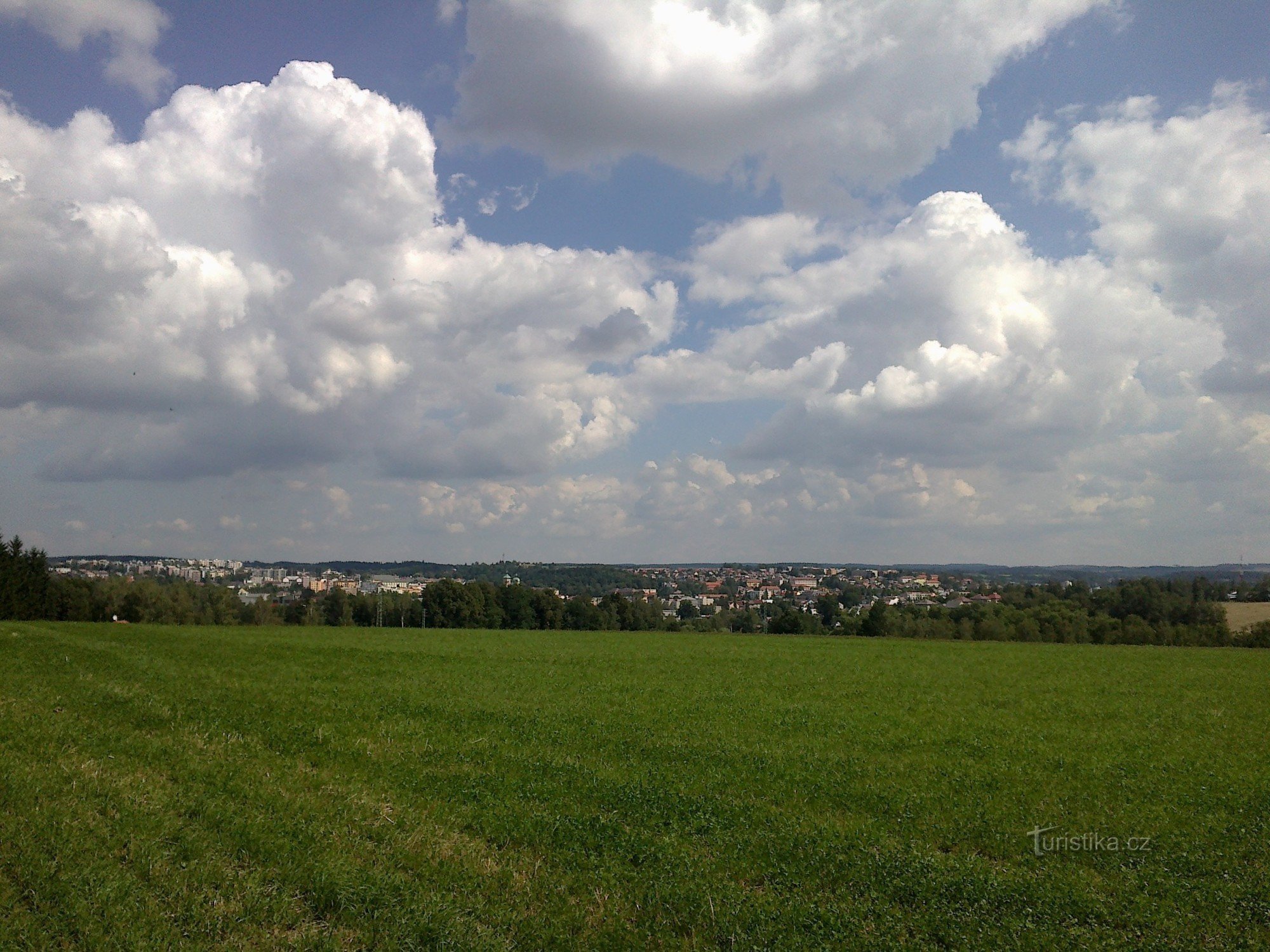 vue de Havlíčkův Brod depuis Petrkov