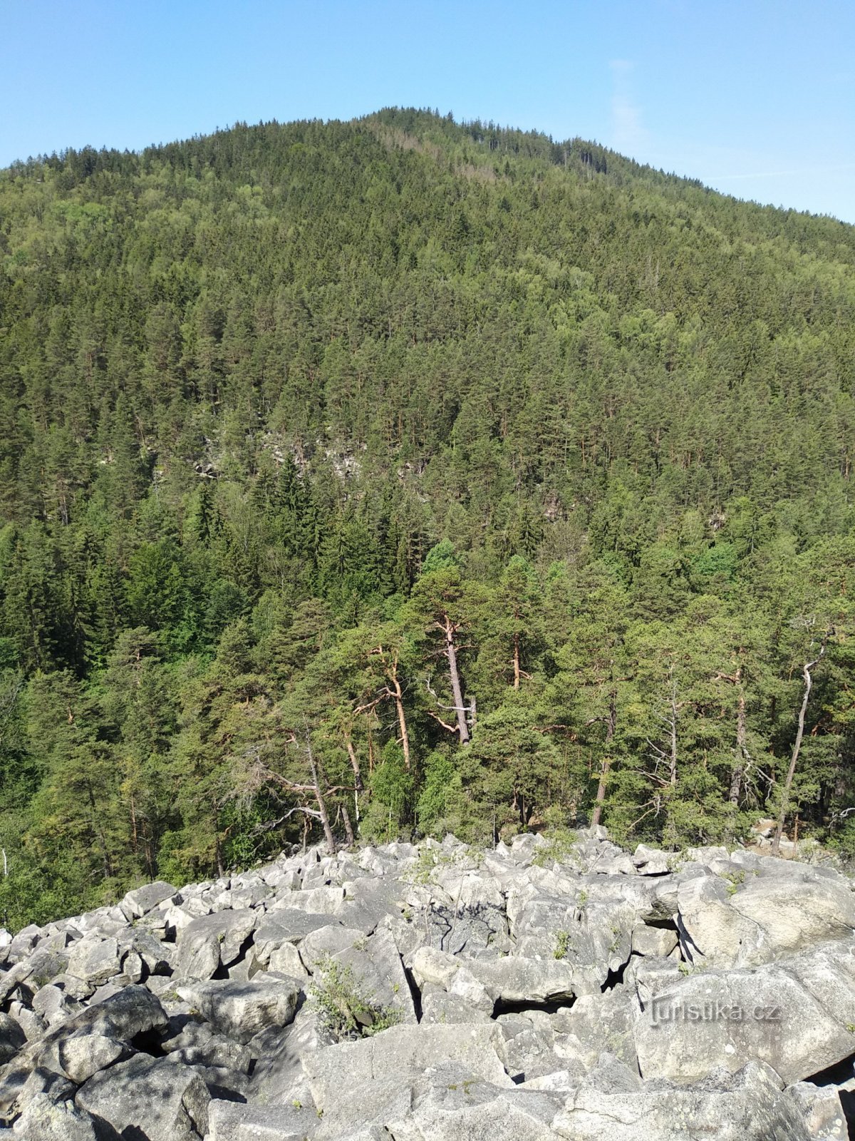 vista del Monte Luč