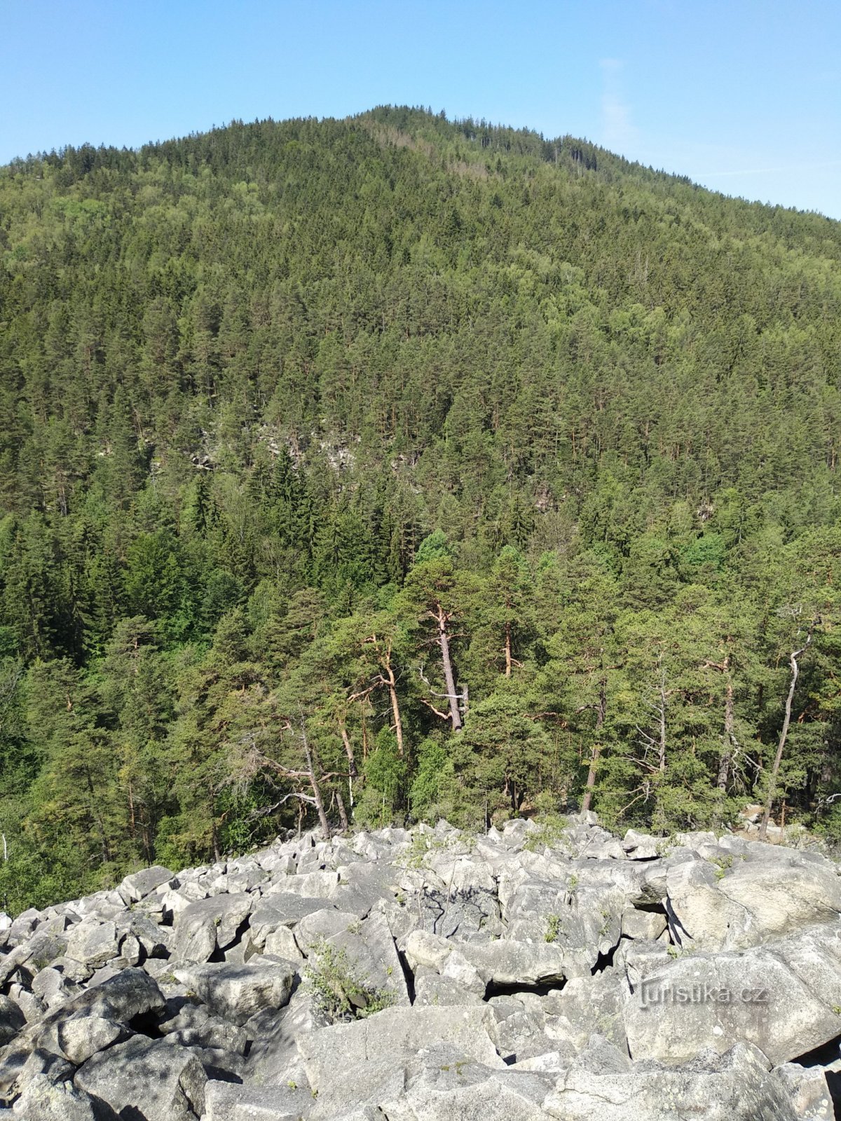 pogled na planino Luč