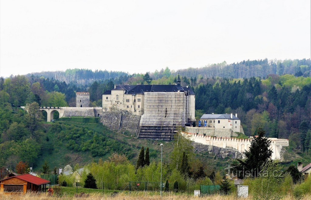 Vista do castelo do leste