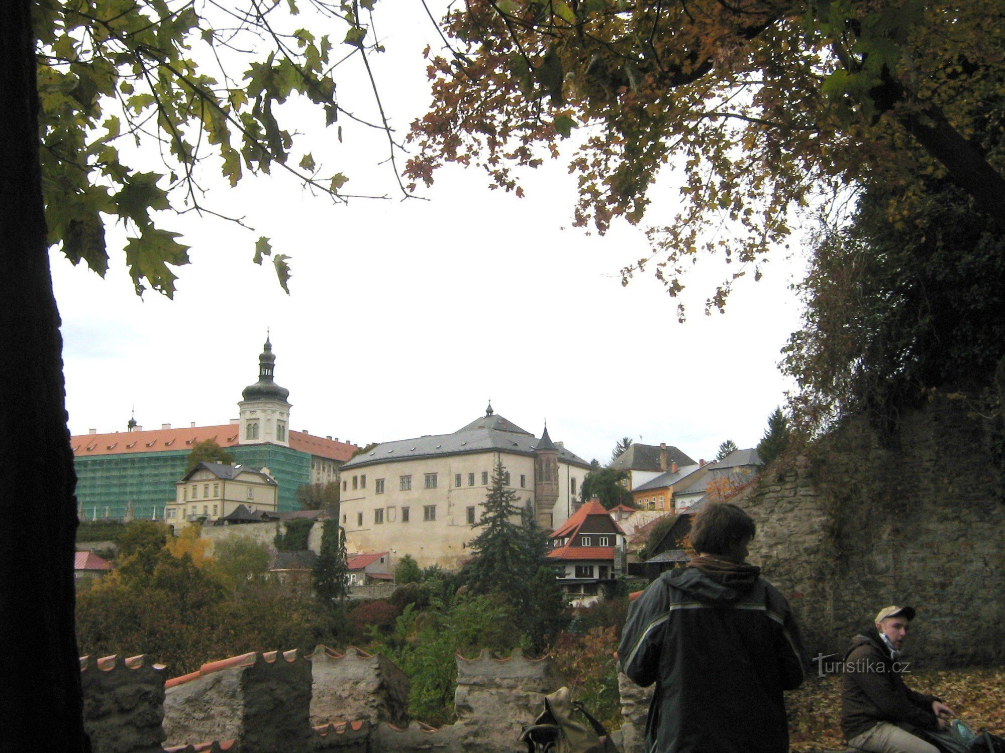 View of Hrádek and the Jesuit college