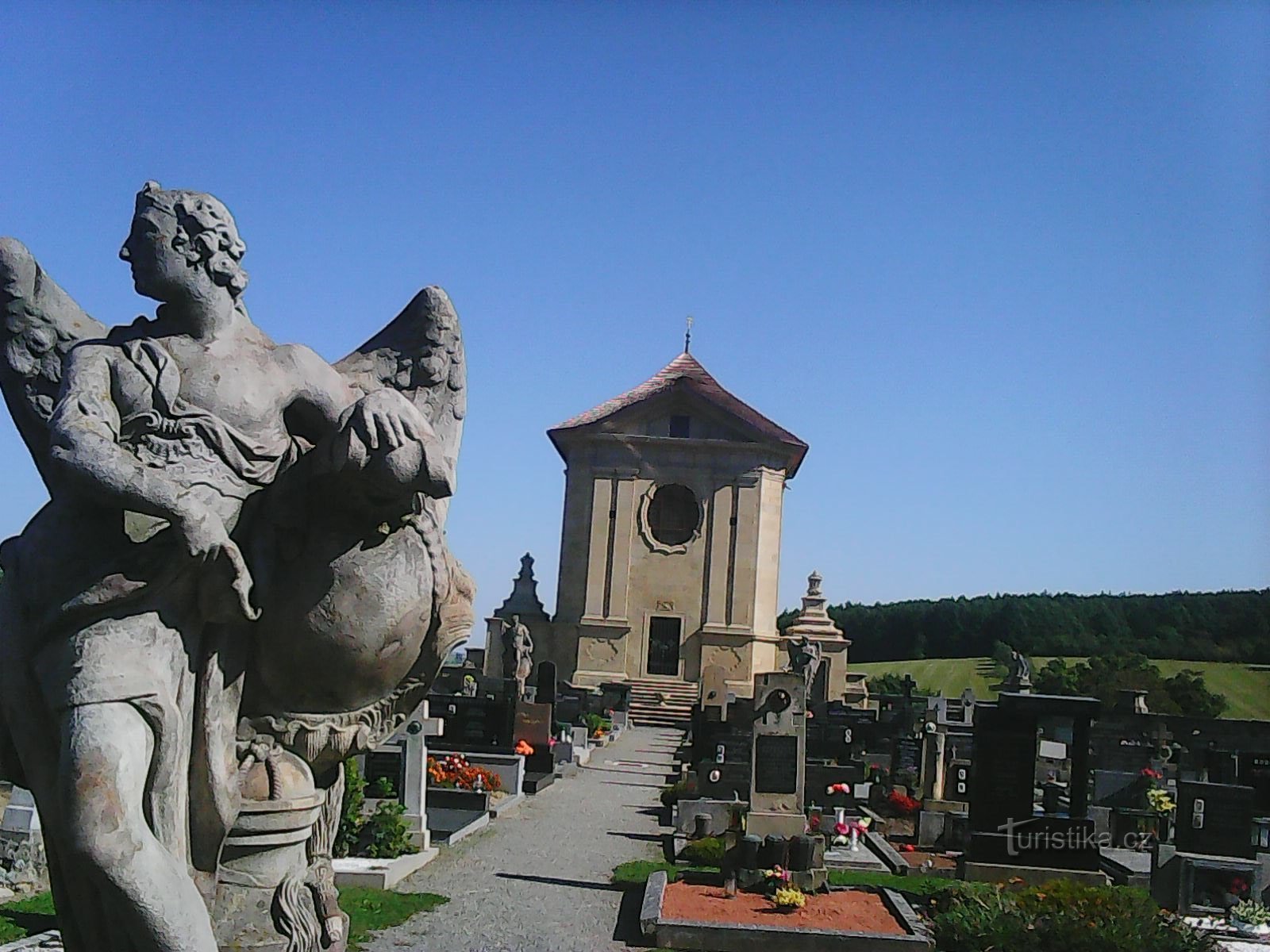 A view of the tomb