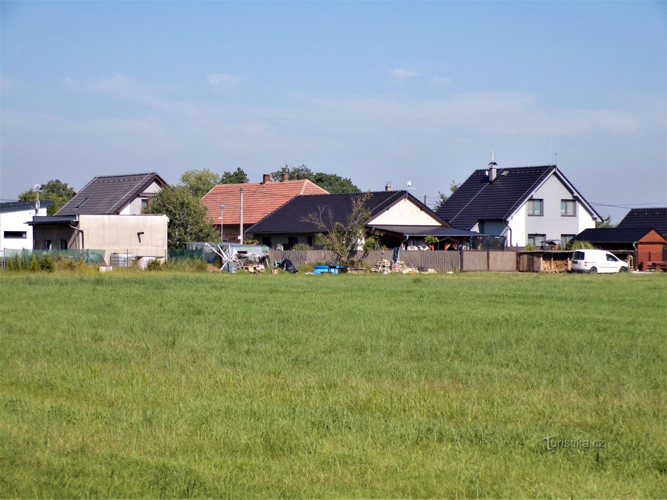 Pogled na Janatov sa glavne ceste (15.8.2021.)