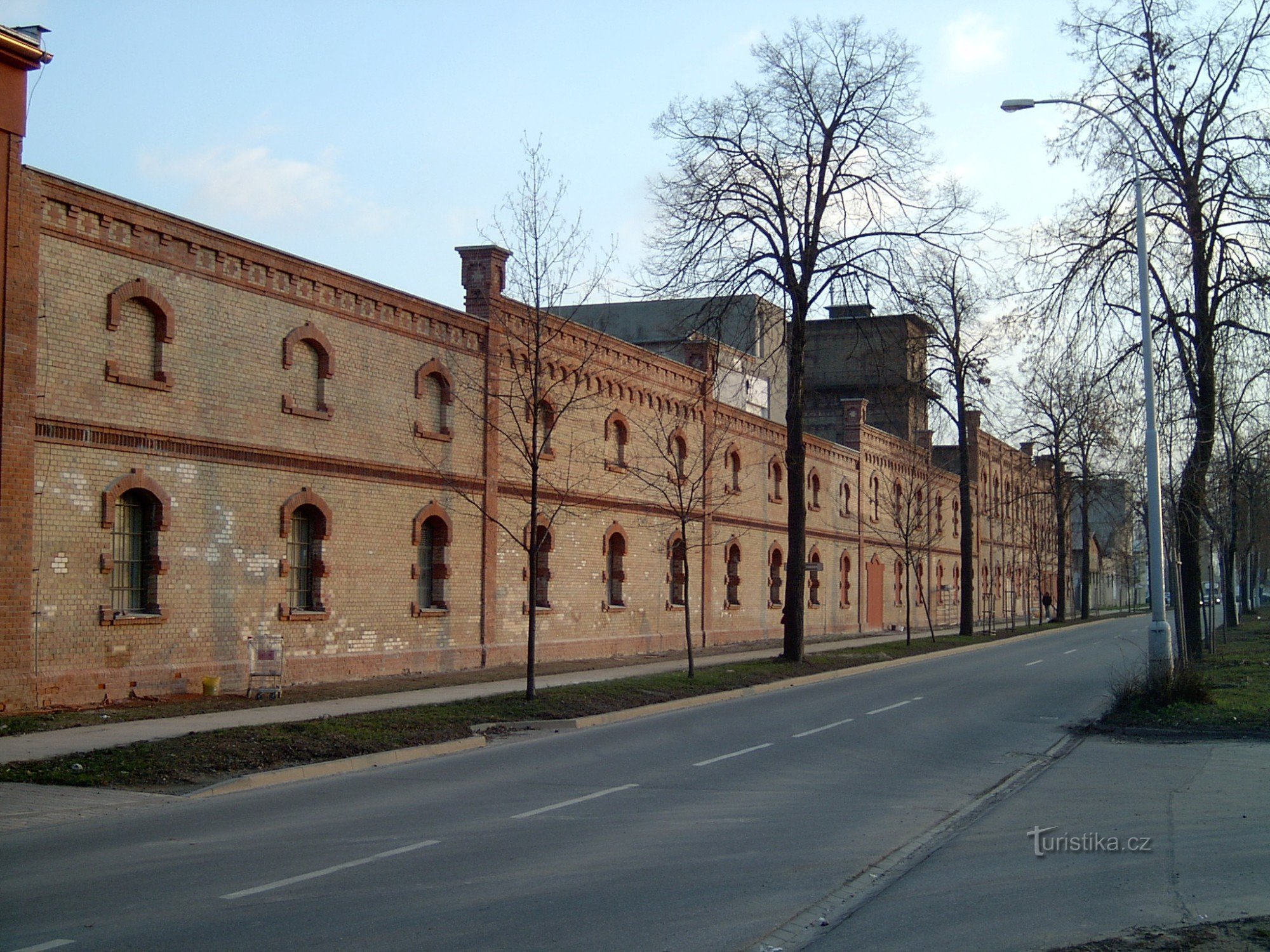 view of the slaughterhouse from Masná street