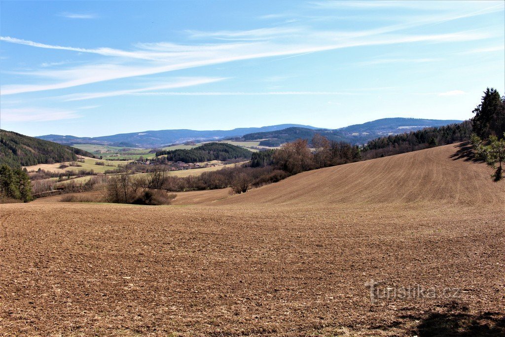 Vedere la Munții Javornicka