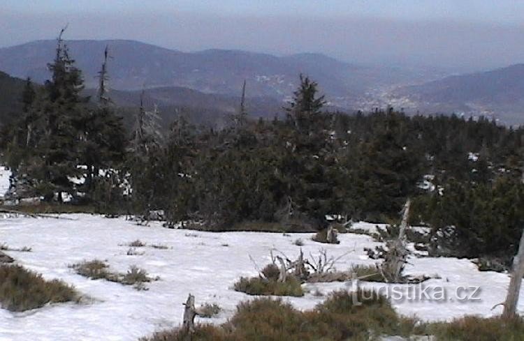 ¨Vue de Jeseník depuis Kamenné okna