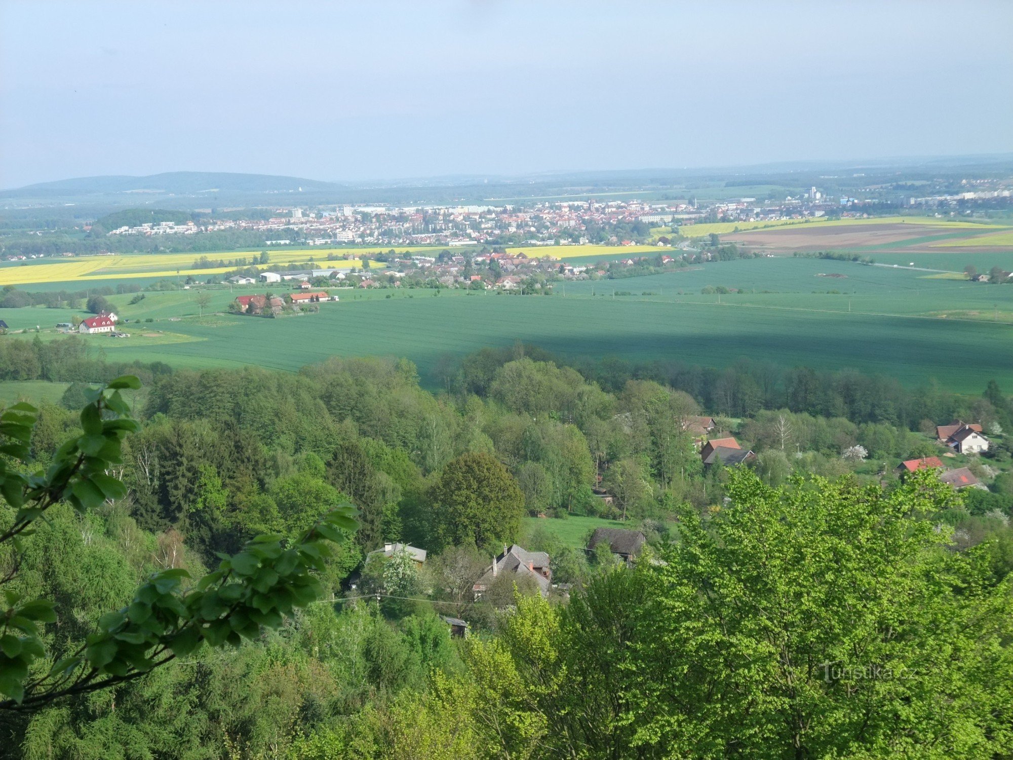 Blick auf Jičín