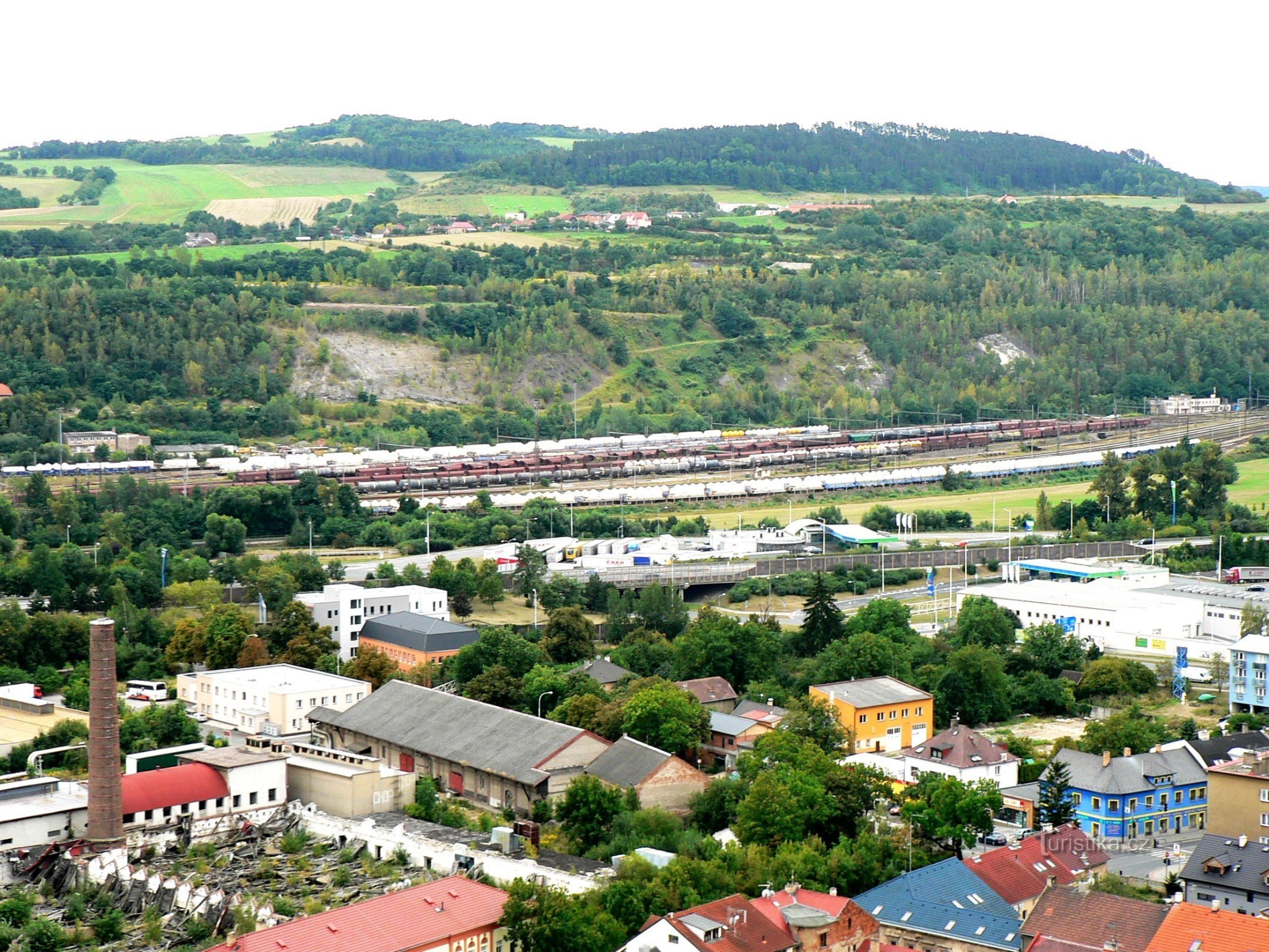 vue vers le sud - gare de marchandises