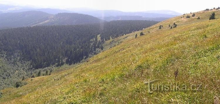 pogled na južni rob Velikega bazena